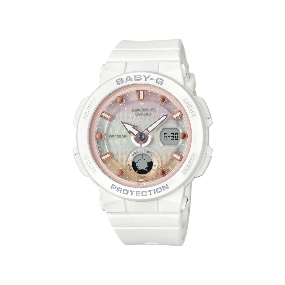 Reloj Análogo-Digital Beach Neon Sport Blanco de Mujer