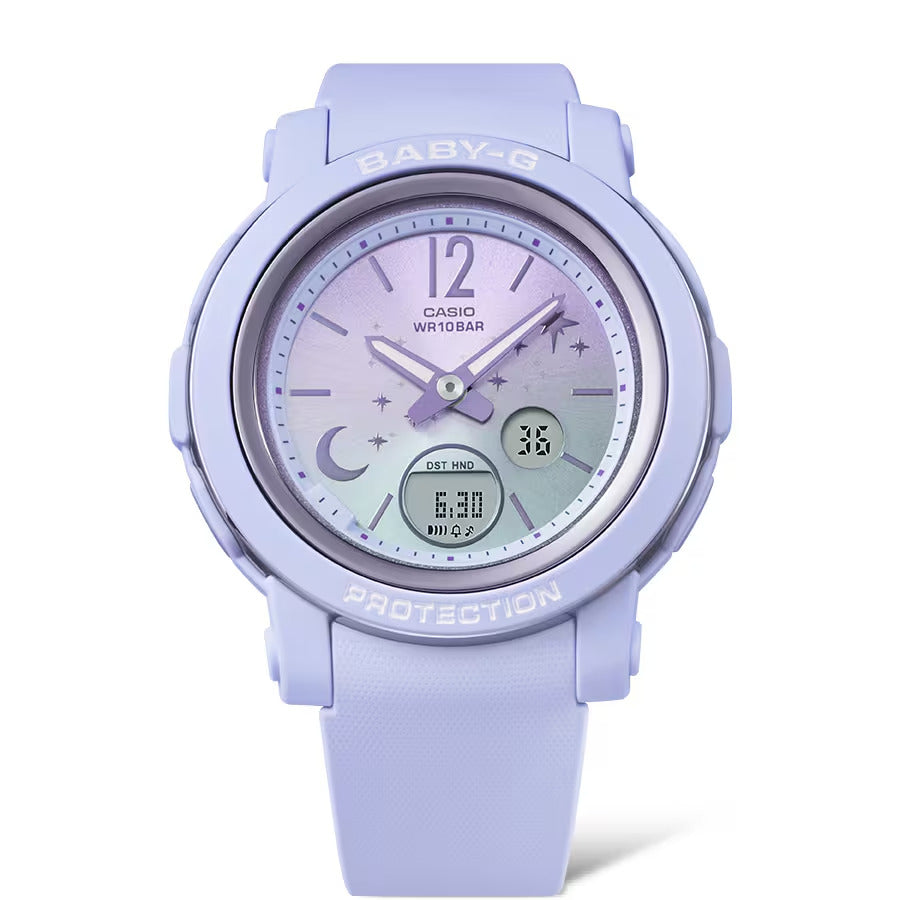 Reloj Análogo-Digital Night Sky Sport Morado de Mujer