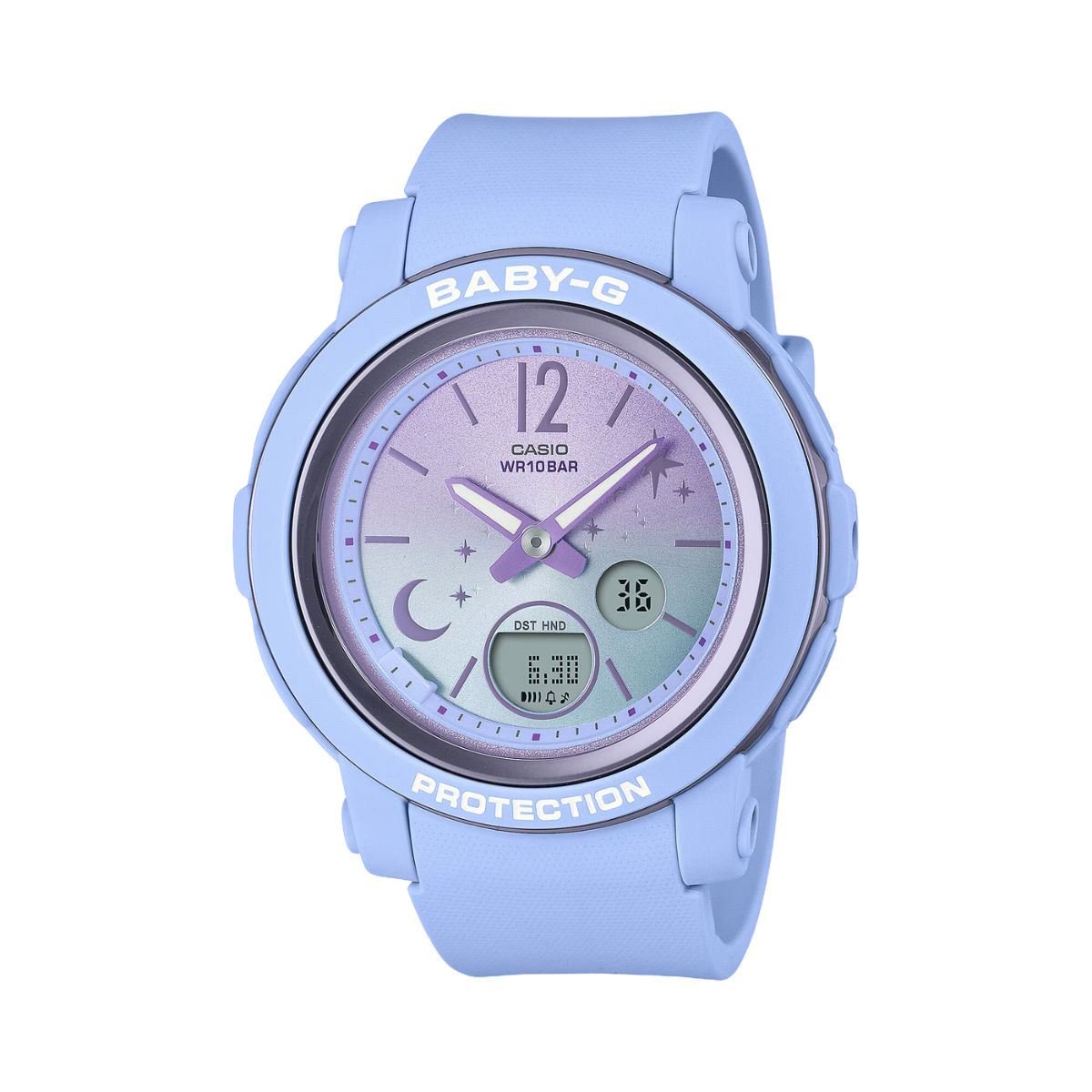 Reloj Análogo-Digital Night Sky Sport Morado de Mujer