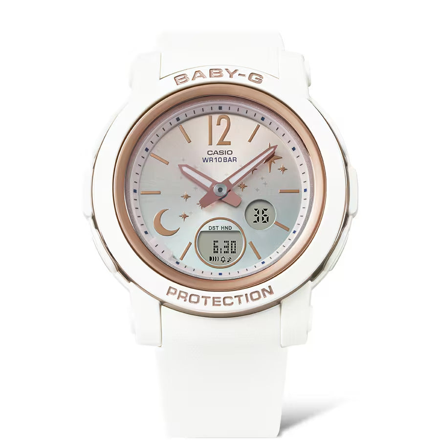 Reloj Análogo-Digital Night Sky Sport Blanco de Mujer