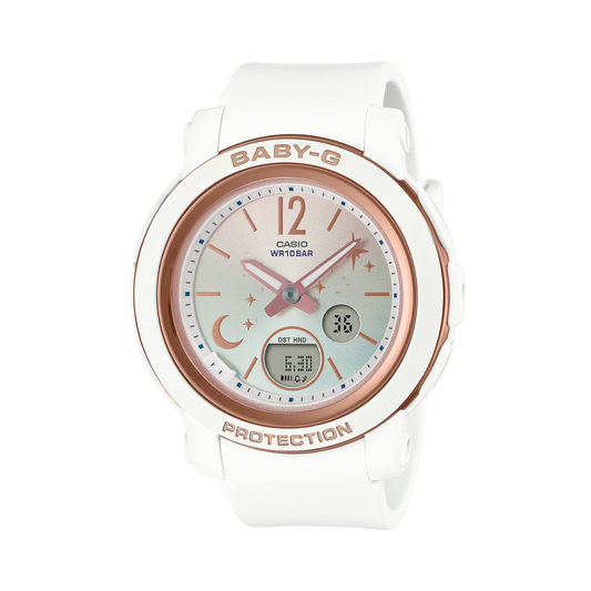 Reloj Análogo-Digital Night Sky Sport Blanco de Mujer