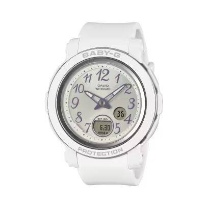 Reloj Análogo-Digital Casio Baby-G Cuarzo Blanco de Mujer