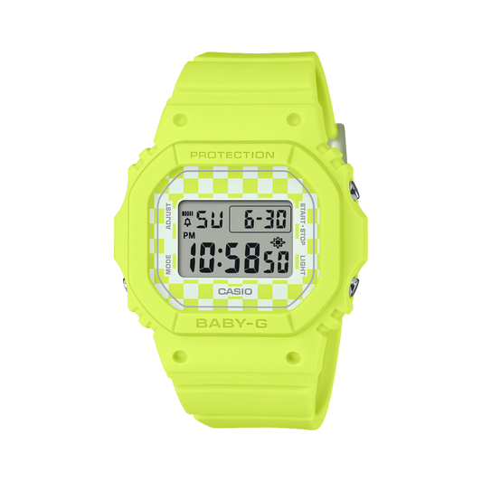 Reloj Digital Sport Amarillo de Mujer