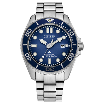 Reloj Análogo Ejectivo Promaster Eco Dive 3 Plateado Hombre