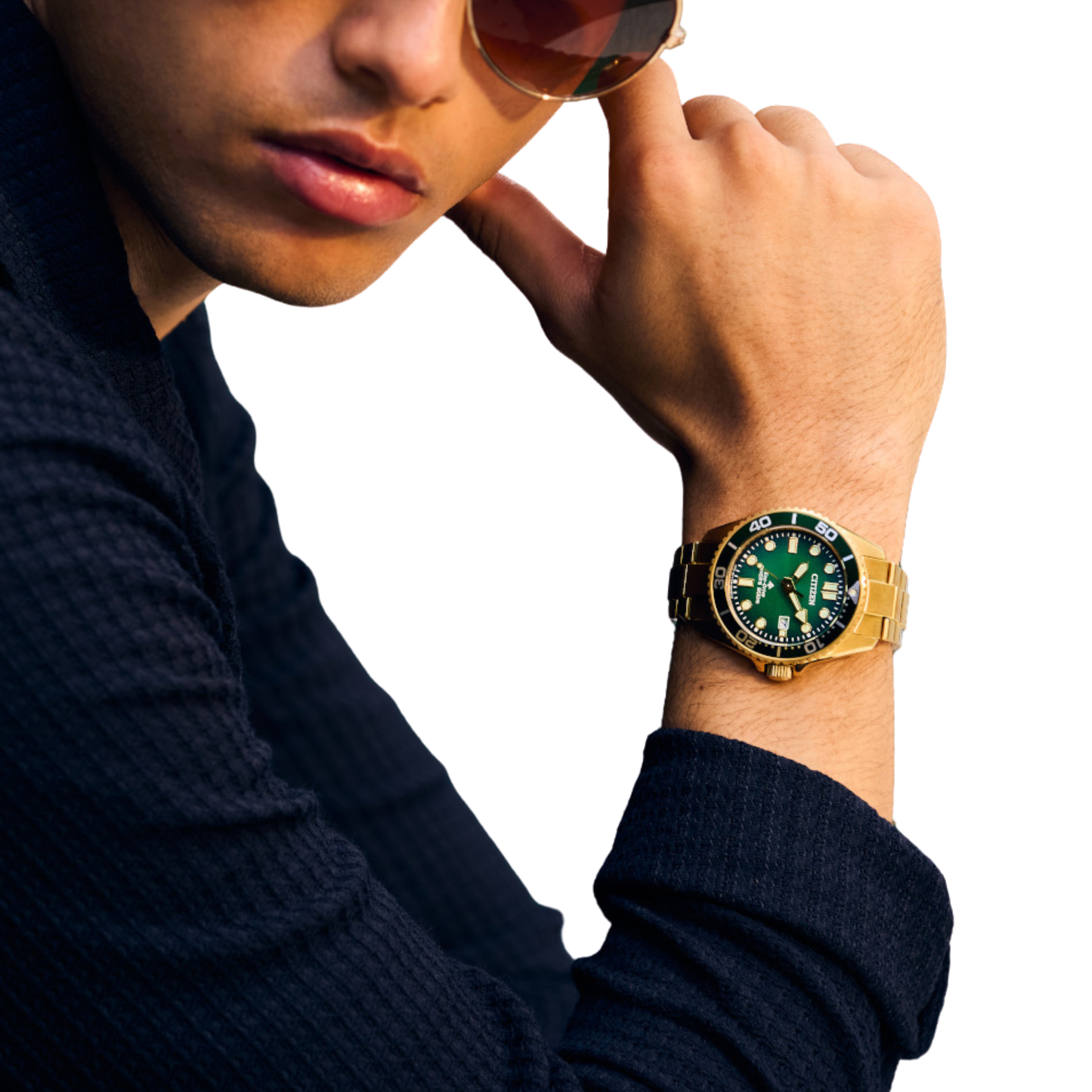 Reloj Análogo Ejecutivo Promaster Eco Dive 3 Dorado Hombre