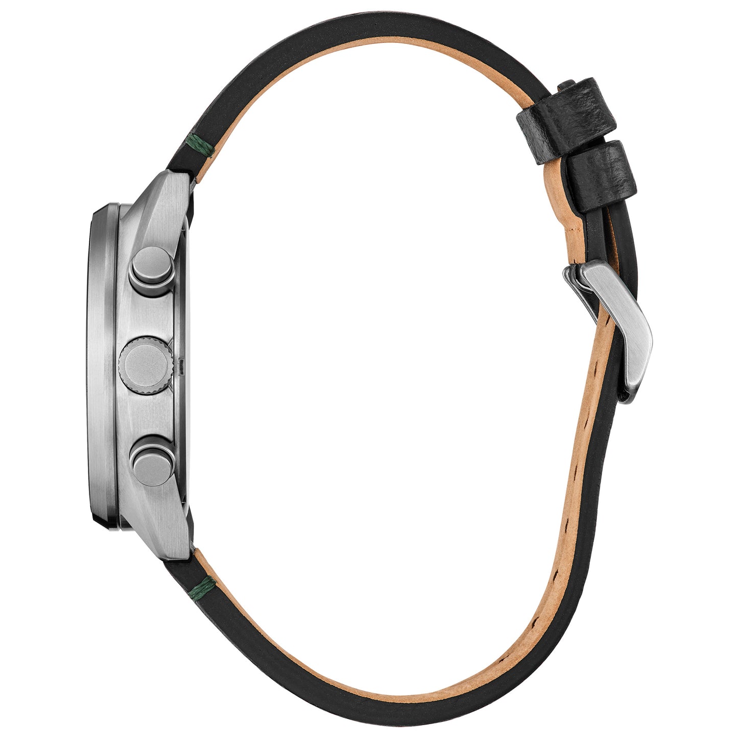 Reloj Análogo Casual Avion Plateado Hombre