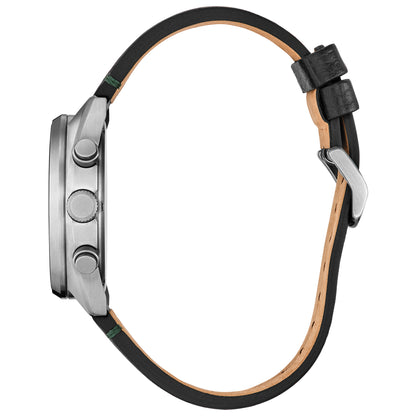 Reloj Análogo Casual Avion Plateado Hombre