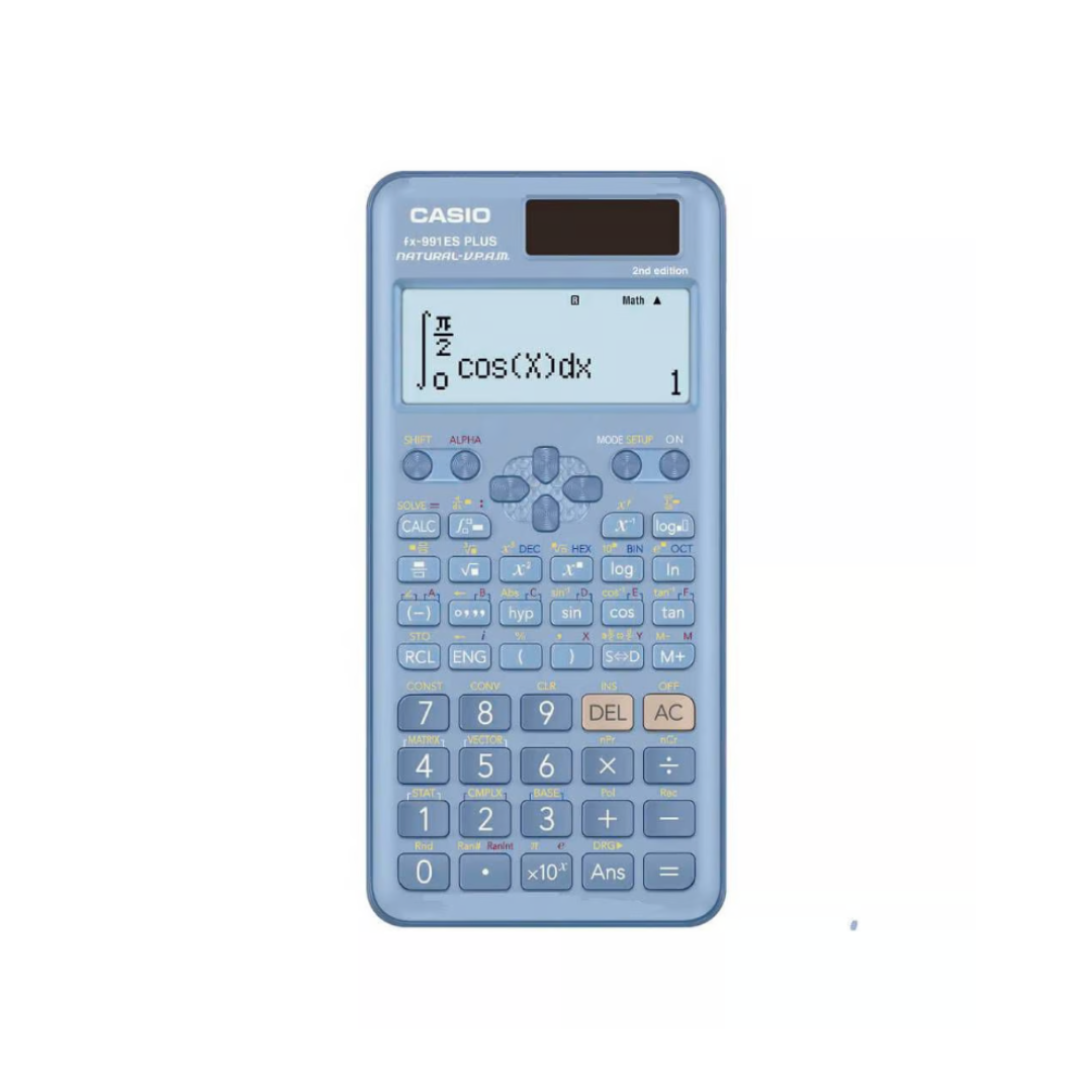 Calculadora Científica Estandar Celeste fx-991ES PLUS-2BU