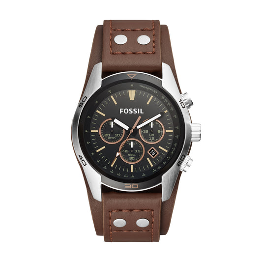 Reloj Análogo Coachman Vintage Plateado de Hombre