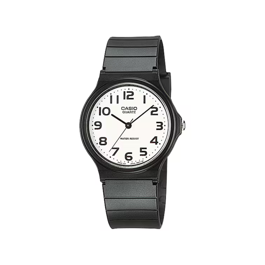 Reloj Análogo Clásico Negro Unisex