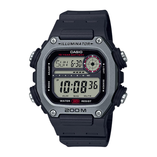 Reloj Digital Illuminator Sport Gris de Hombre