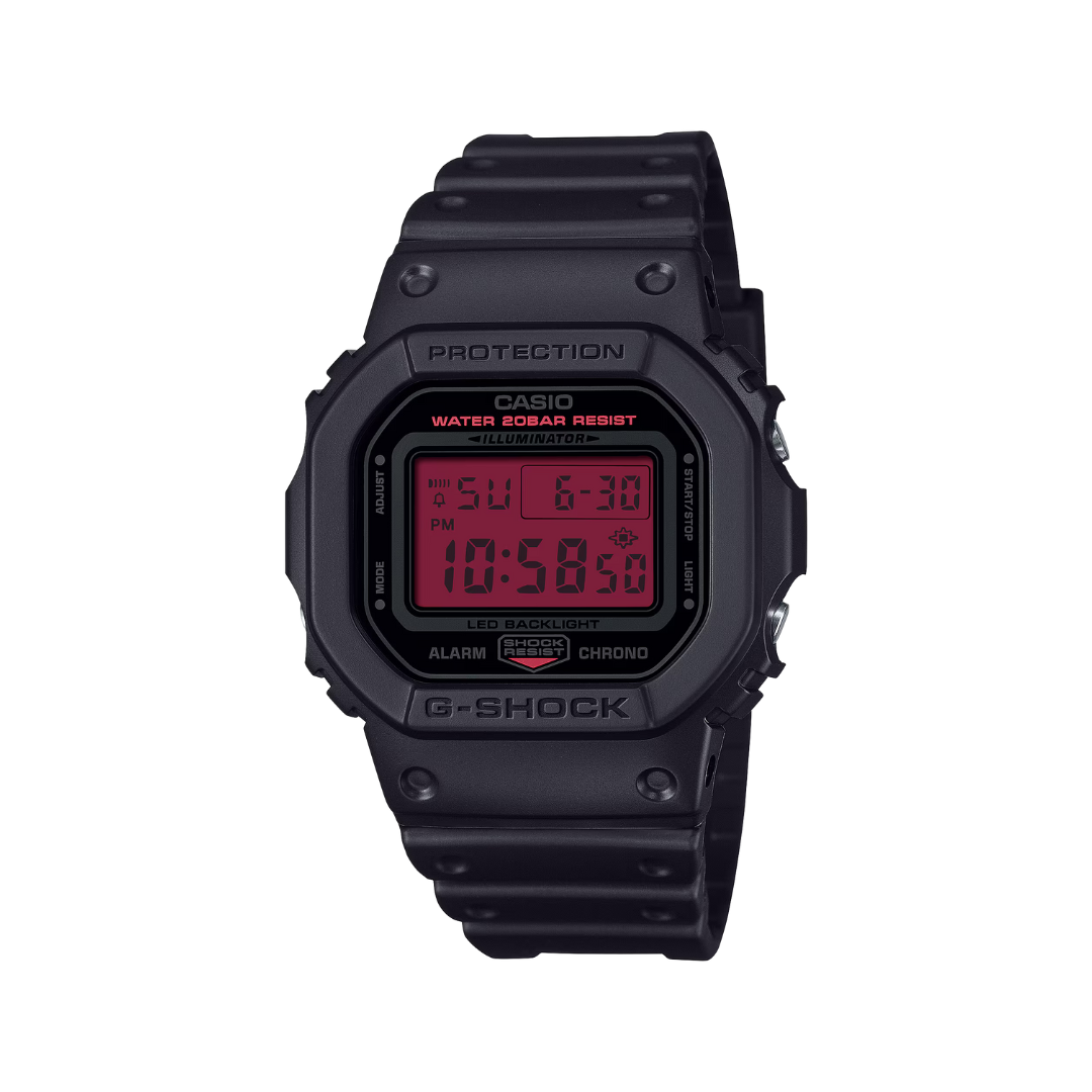 Reloj Digital Casual Negro de Hombre