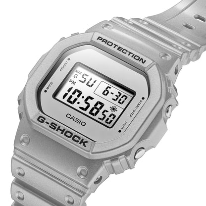 Reloj Digital The Origin Metallic Silver Retrofuturistic Sport Plateado de Hombre