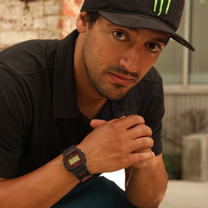 Reloj Digital The Origin Colaboracion Kelvin Hoefler y Powell Perala Vintage Negro de Hombre