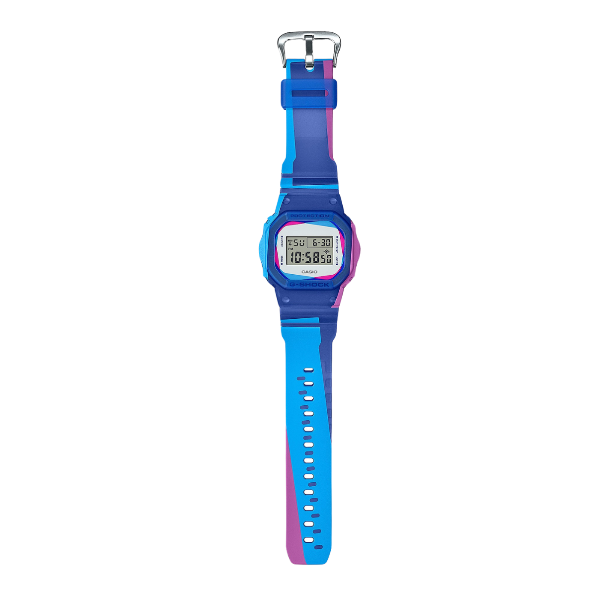 Reloj Digital The Origin Carbon Core Overprint Edition Casual Azul de Hombre