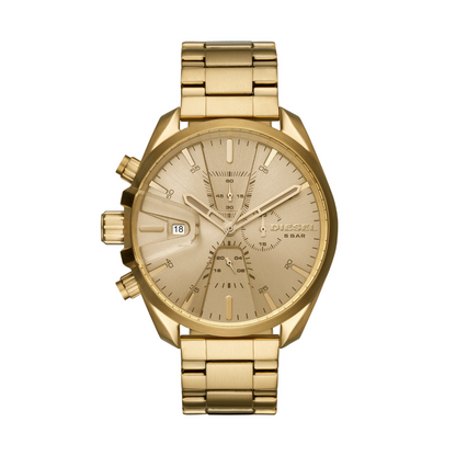 Reloj Análogo Casual con Cronógrafo Dorado de Hombre