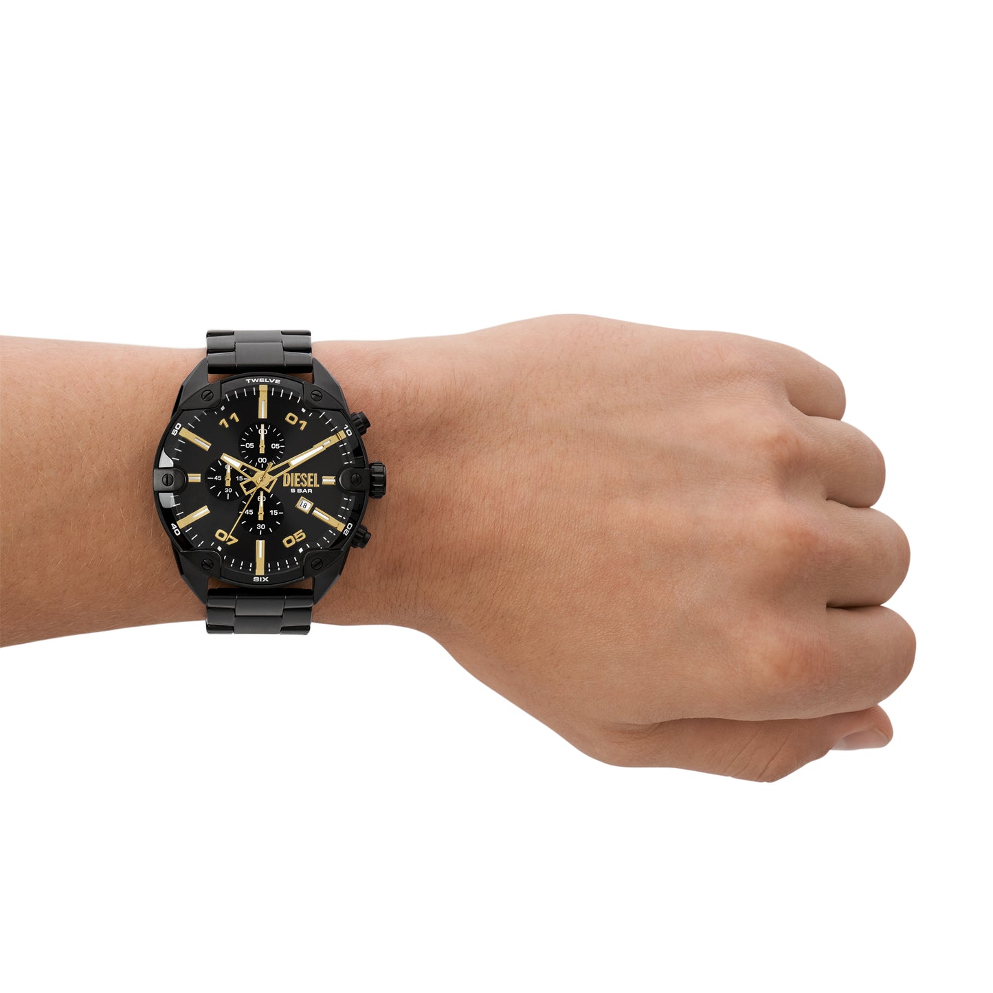 Reloj Análogo Scraper Casual Negro de Hombre