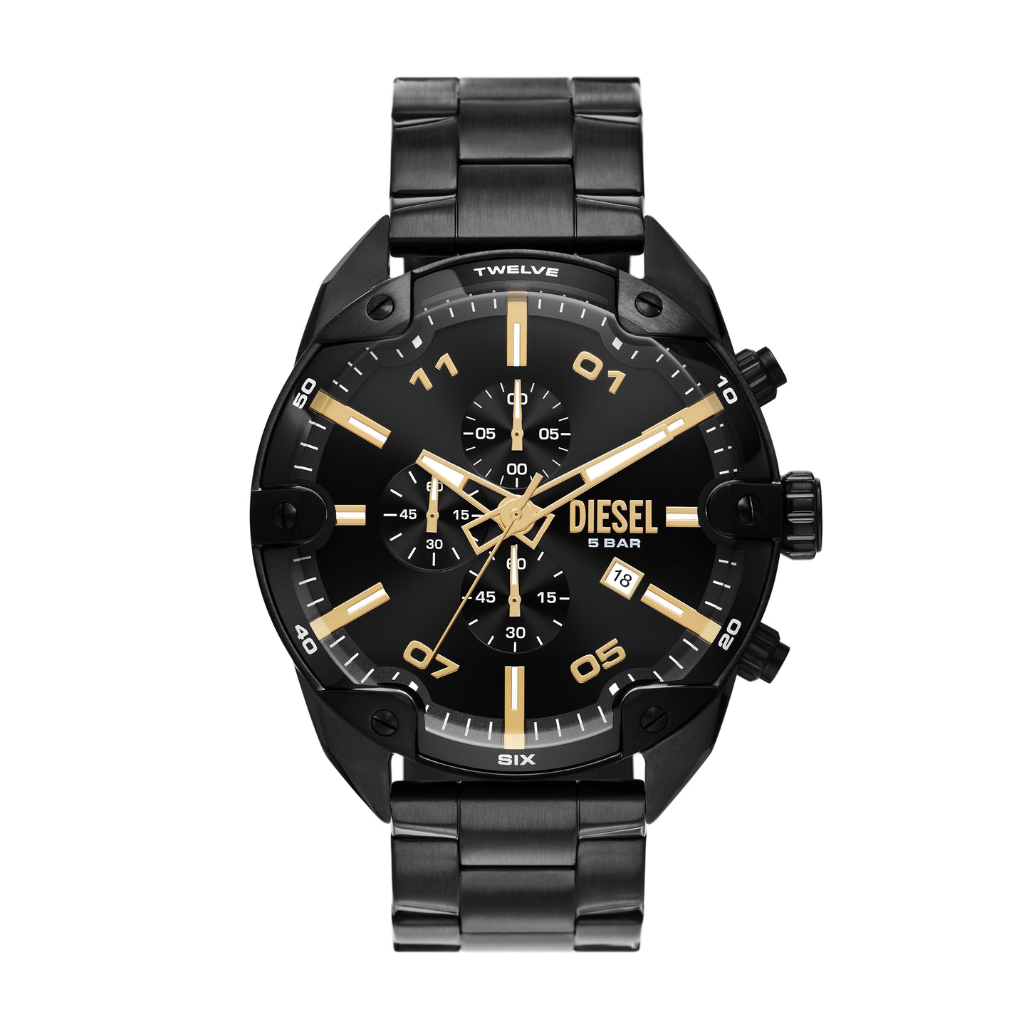 Reloj Análogo Scraper Casual Negro de Hombre