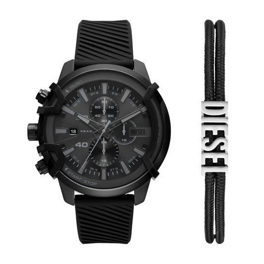 Reloj Análogo Spiked Casual Plateado de Hombre