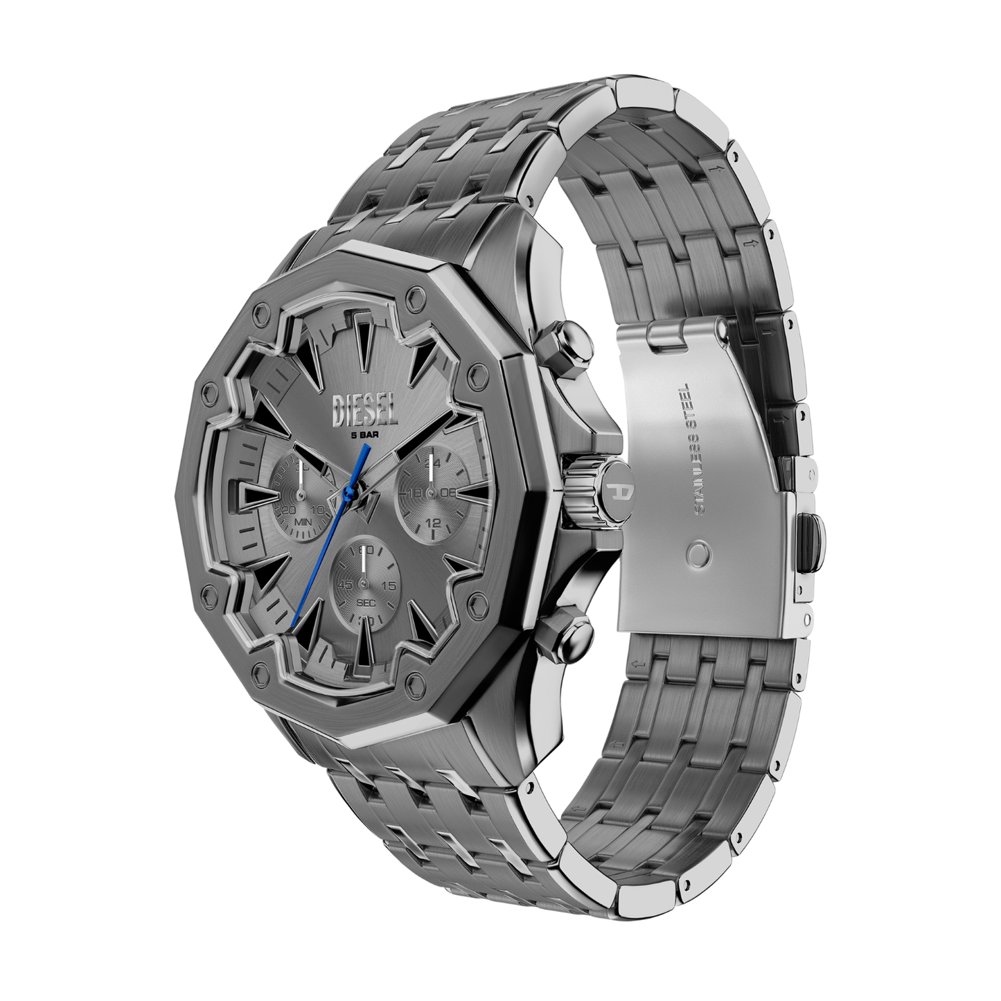 Reloj Análogo Casual Gris de Hombre