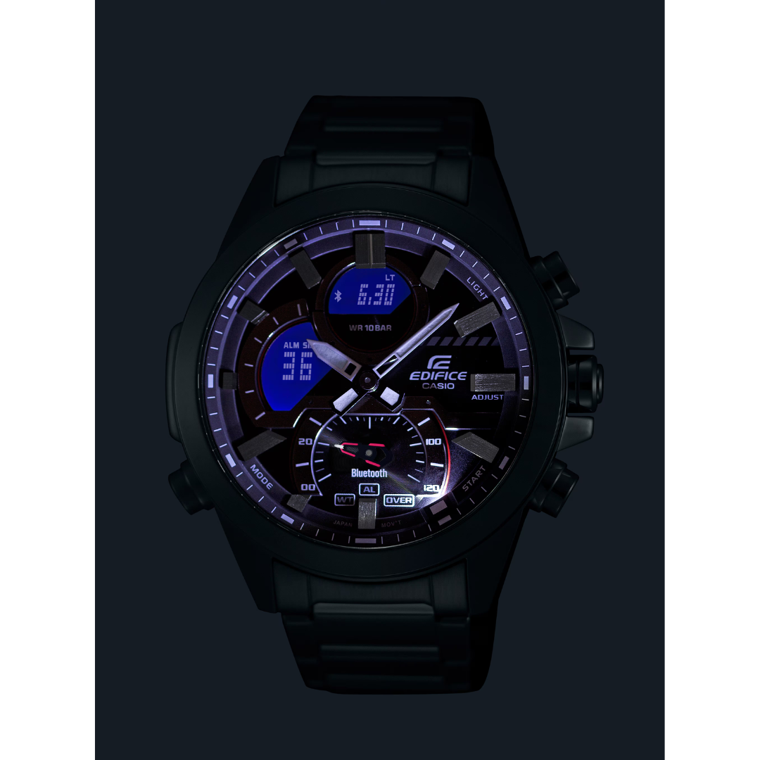 Reloj Análogo Digital Deportivo Negro de Hombre