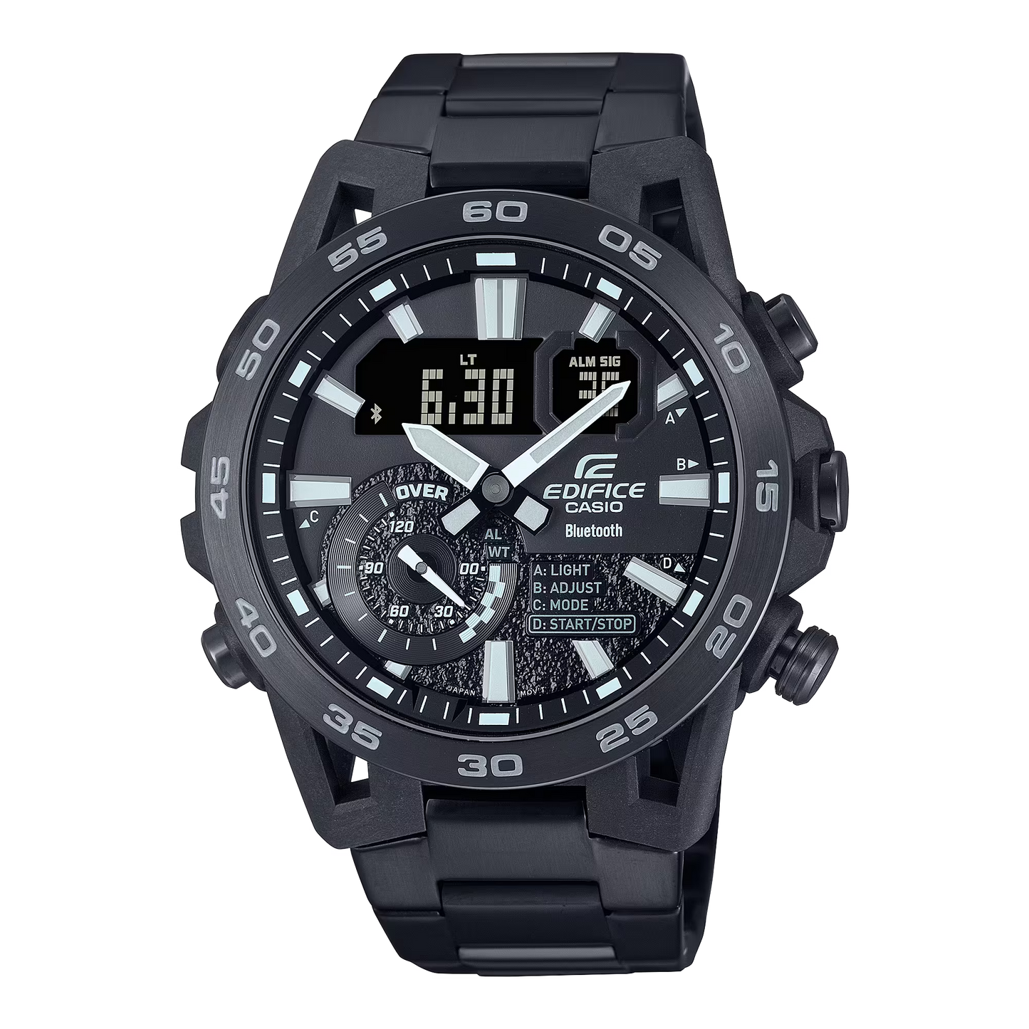 Reloj Análogo-Digital Suspension Carbon Sport Negro de Hombre