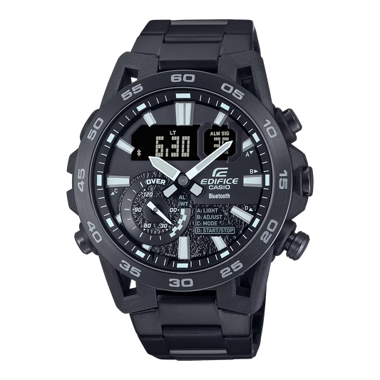 Reloj Análogo-Digital Suspension Carbon Sport Negro de Hombre