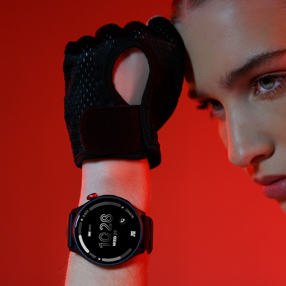 Reloj Digital Smartwatch Aura Negro Sport Unisex