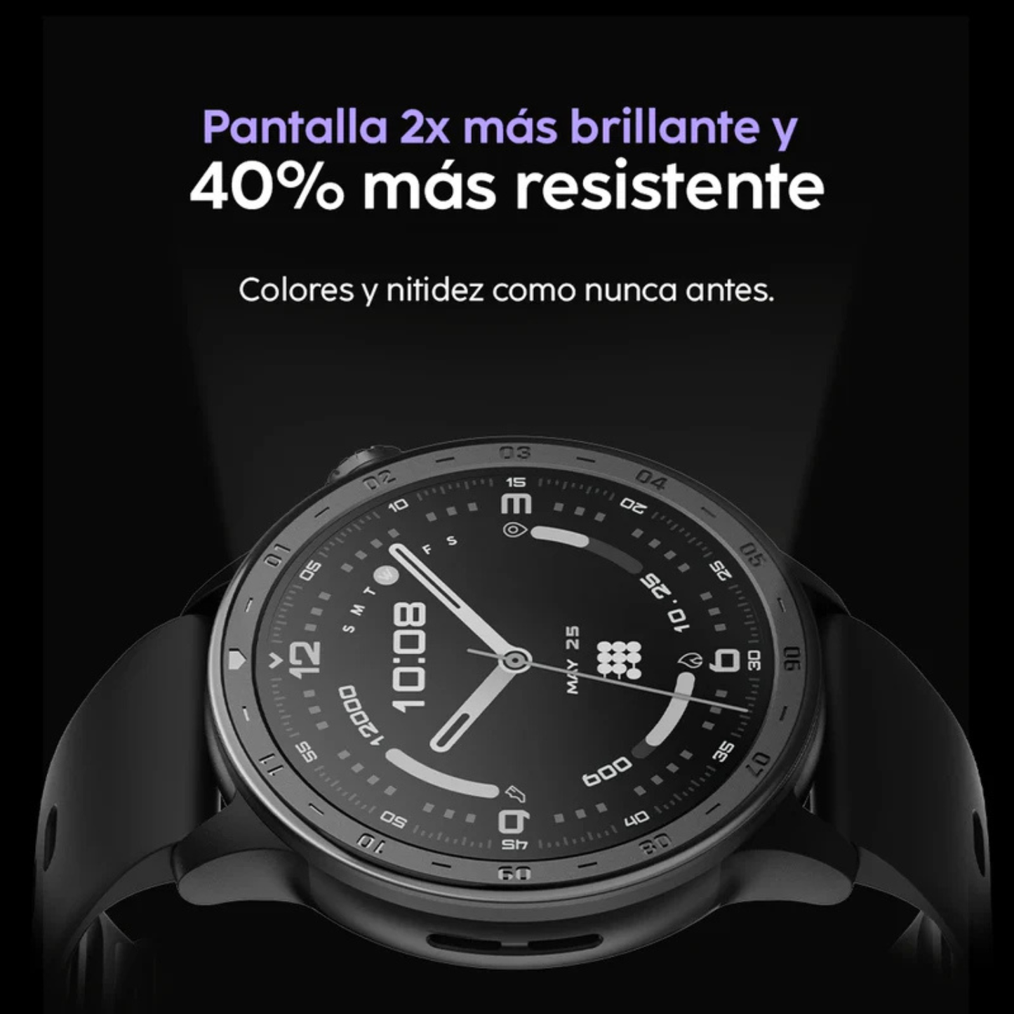 Reloj Inteligente Deportivo Cubitt AURA 2 Gris Unisex