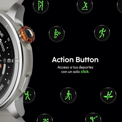 Reloj Inteligente Deportivo Cubitt AURA Pro 2 Gris Unisex
