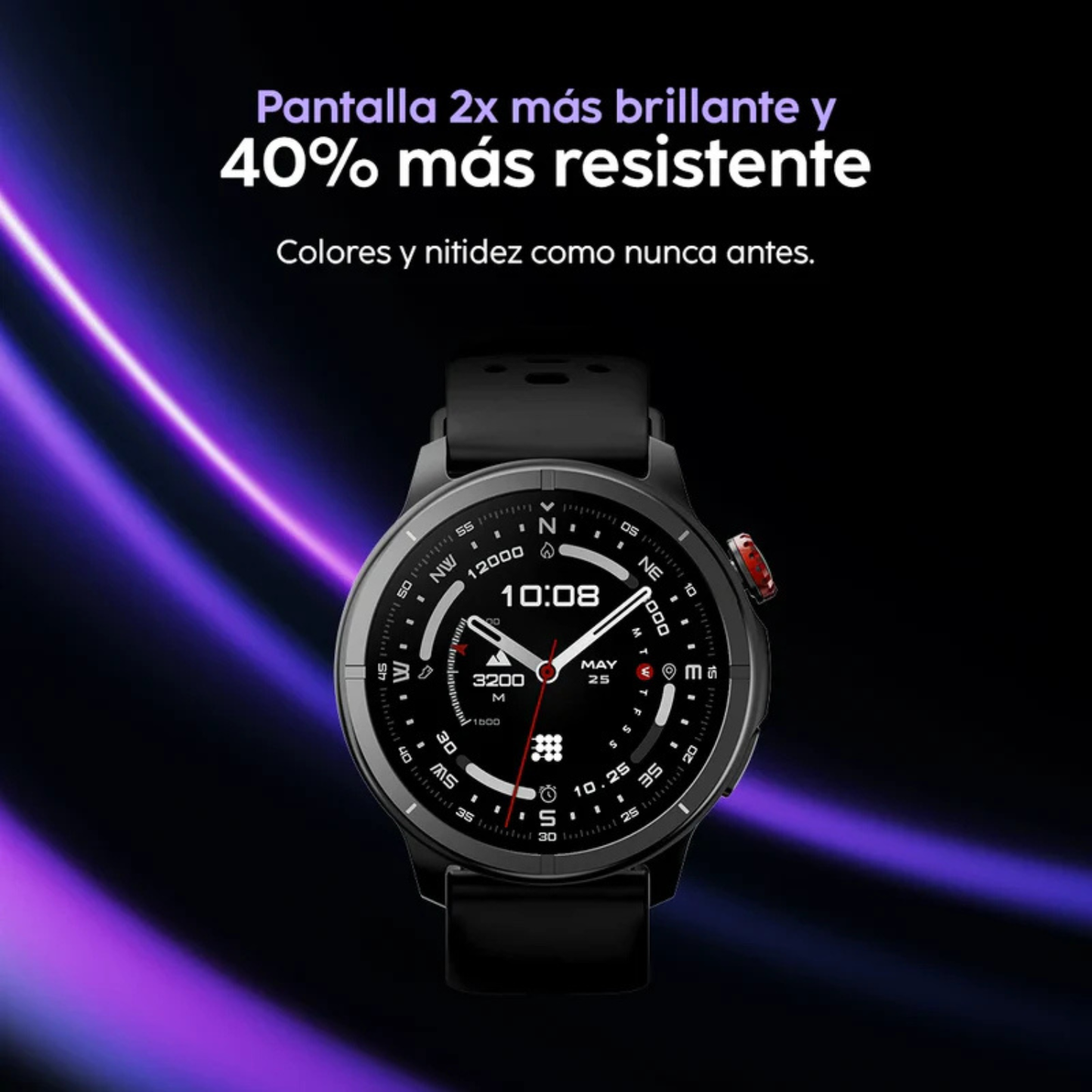 Reloj Inteligente Deportivo Cubitt AURA Pro 2 Gris Unisex