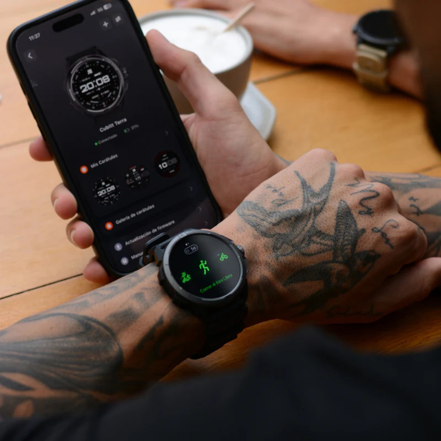 Reloj Inteligente Deportivo Cubitt TERRA Negro Unisex