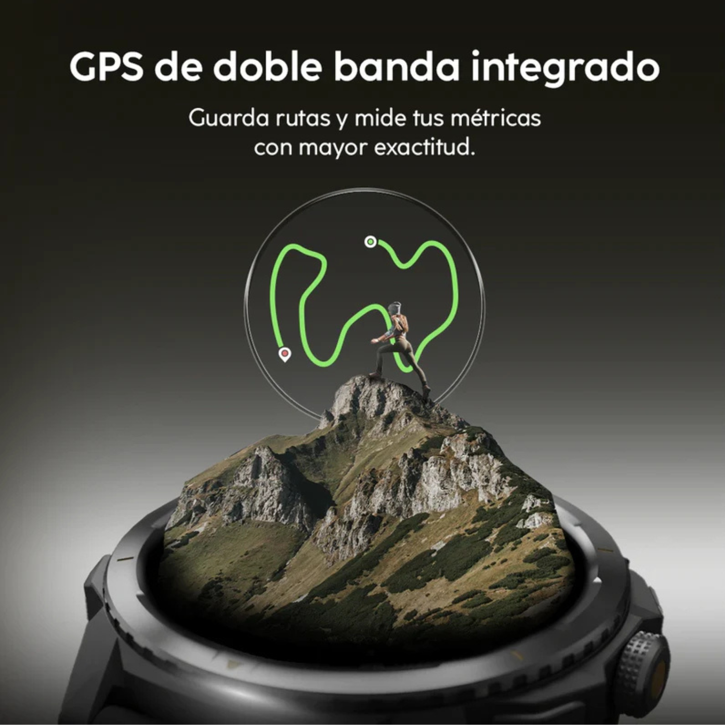 Reloj Inteligente Deportivo Cubitt TERRA Verde Oscuro Unisex