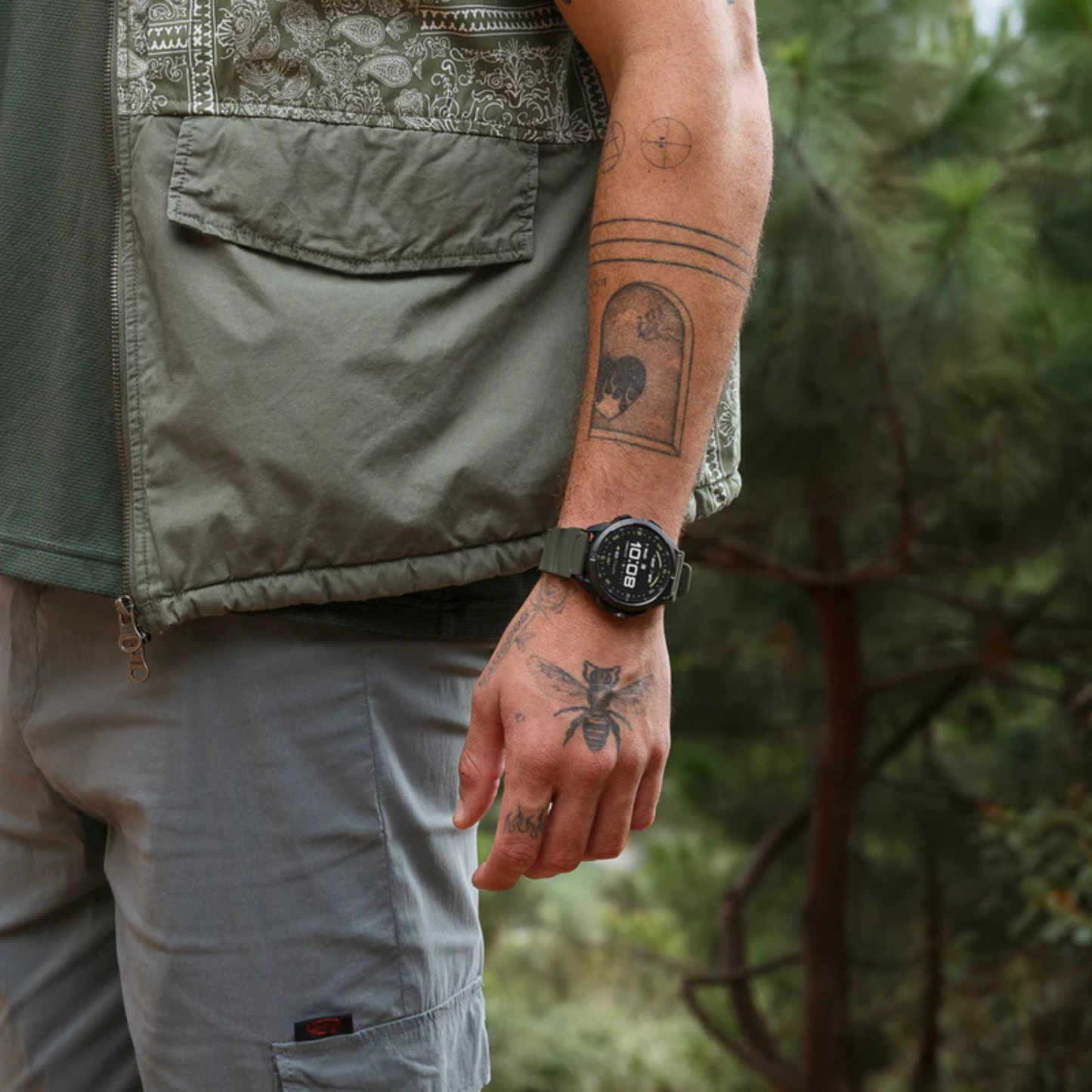 Reloj Inteligente Deportivo Cubitt TERRA Verde Oscuro Unisex