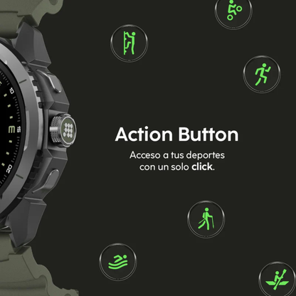 Reloj Inteligente Deportivo Cubitt TERRA Chocolate Unisex