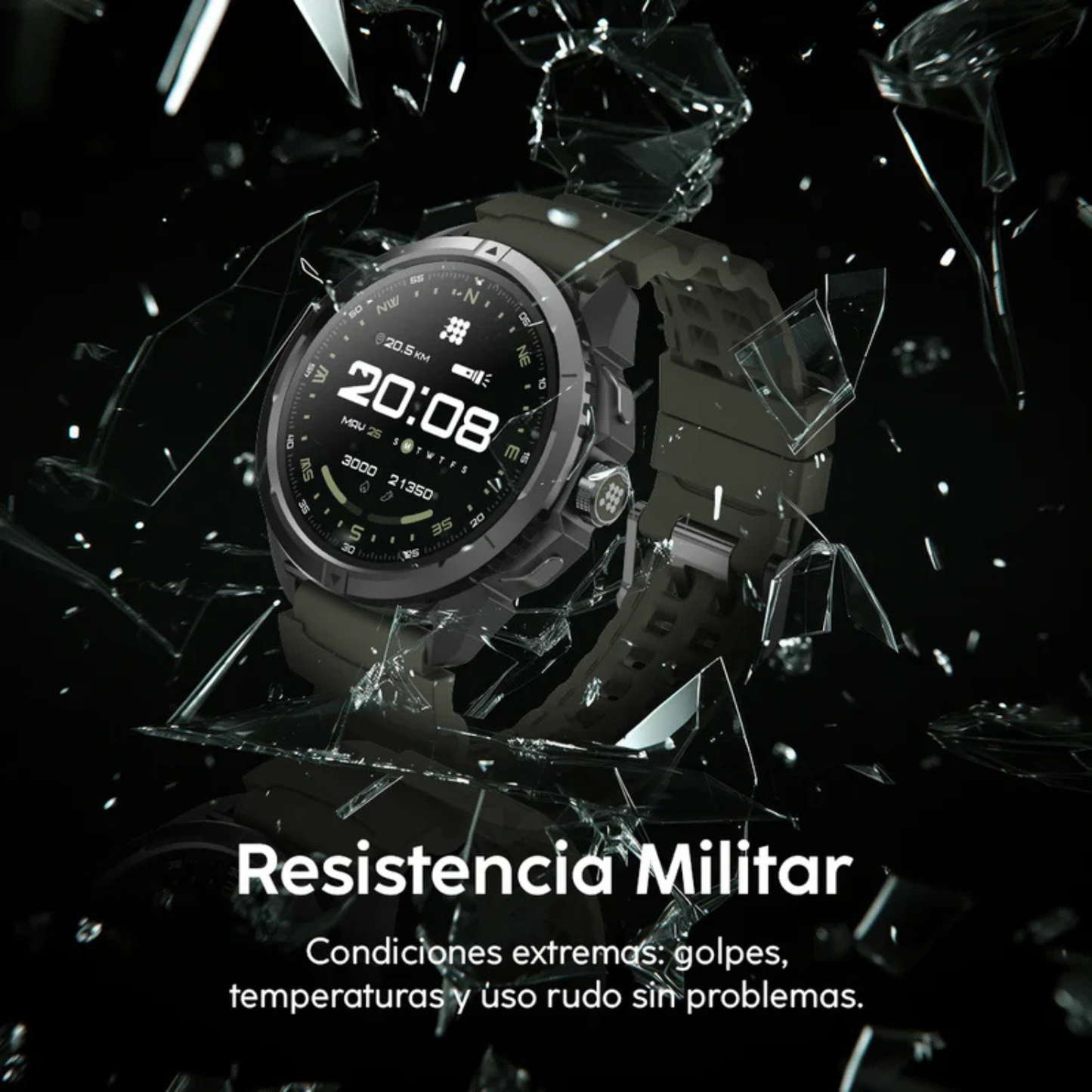 Reloj Inteligente Deportivo Cubitt TERRA Chocolate Unisex