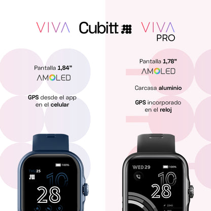 Reloj Digital Smartwatch Viva Azul Sport Unisex