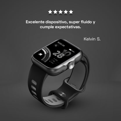 Reloj Digital Smartwatch Viva Pro Negro Sport Unisex