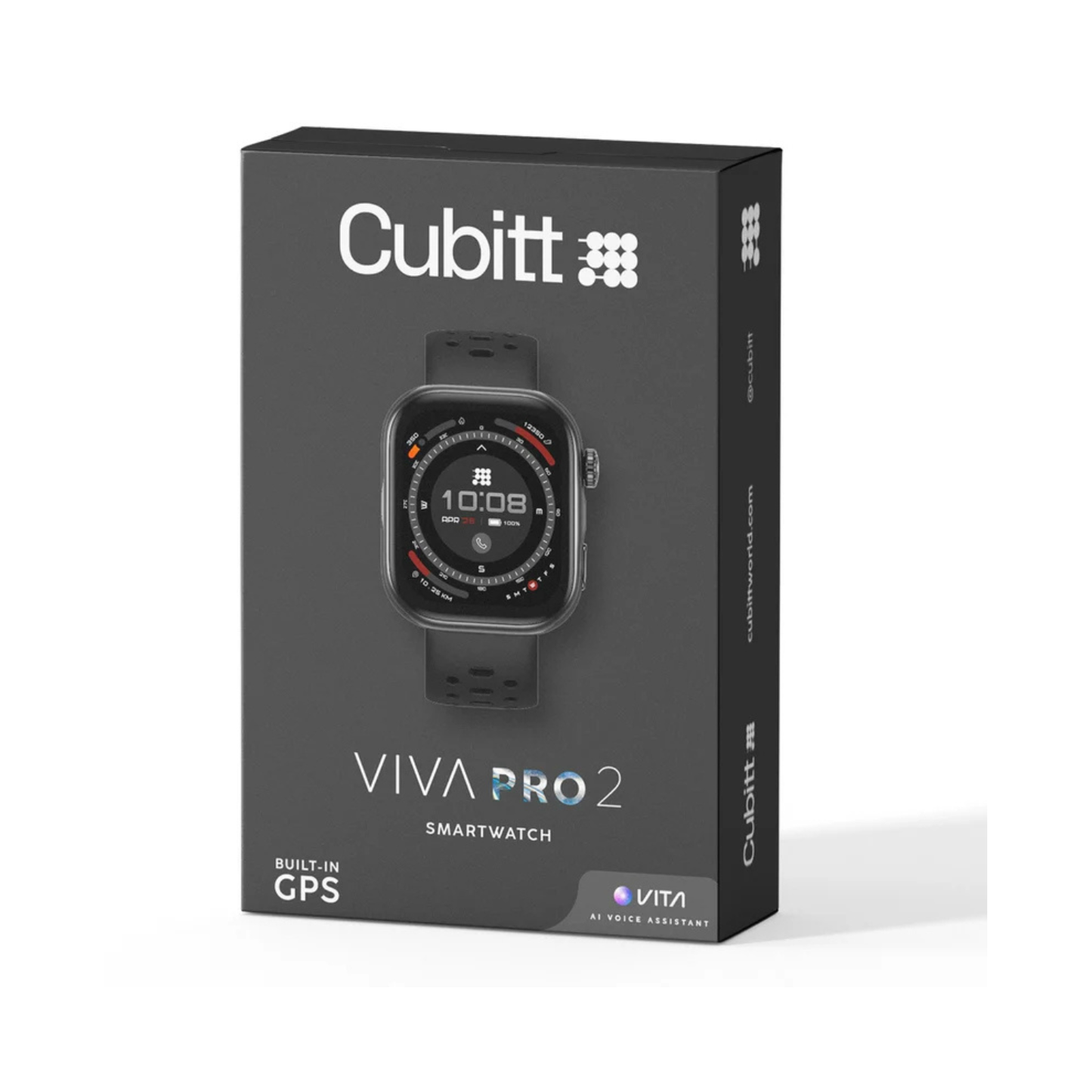 Reloj Inteligente Deportivo Cubitt Viva Pro 2 Chocolate Unisex