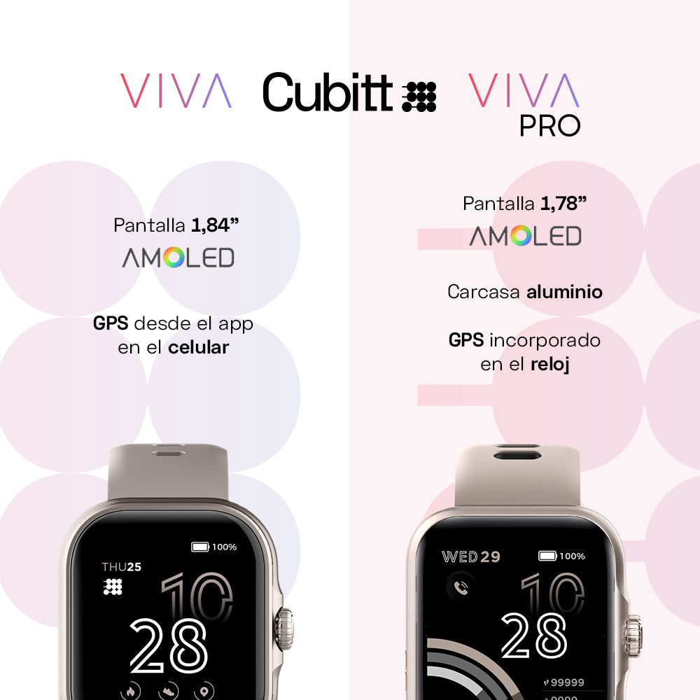 Reloj Digital Smartwatch Viva Pro Gris Sport Unisex