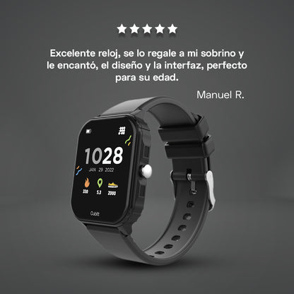 Reloj Digital Smartwatch Teens Obsidian Negro Juvenil de Hombre