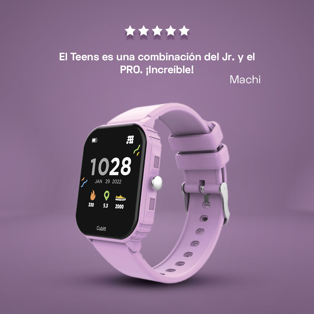 Reloj Digital Smartwatch Teens Dusty Lila Juvenil de Mujer