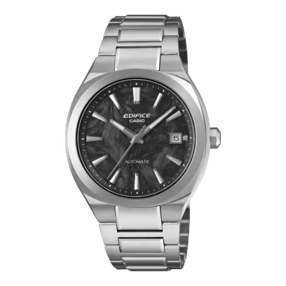 Reloj Análogo Deportivo Automático Plateado de Hombre