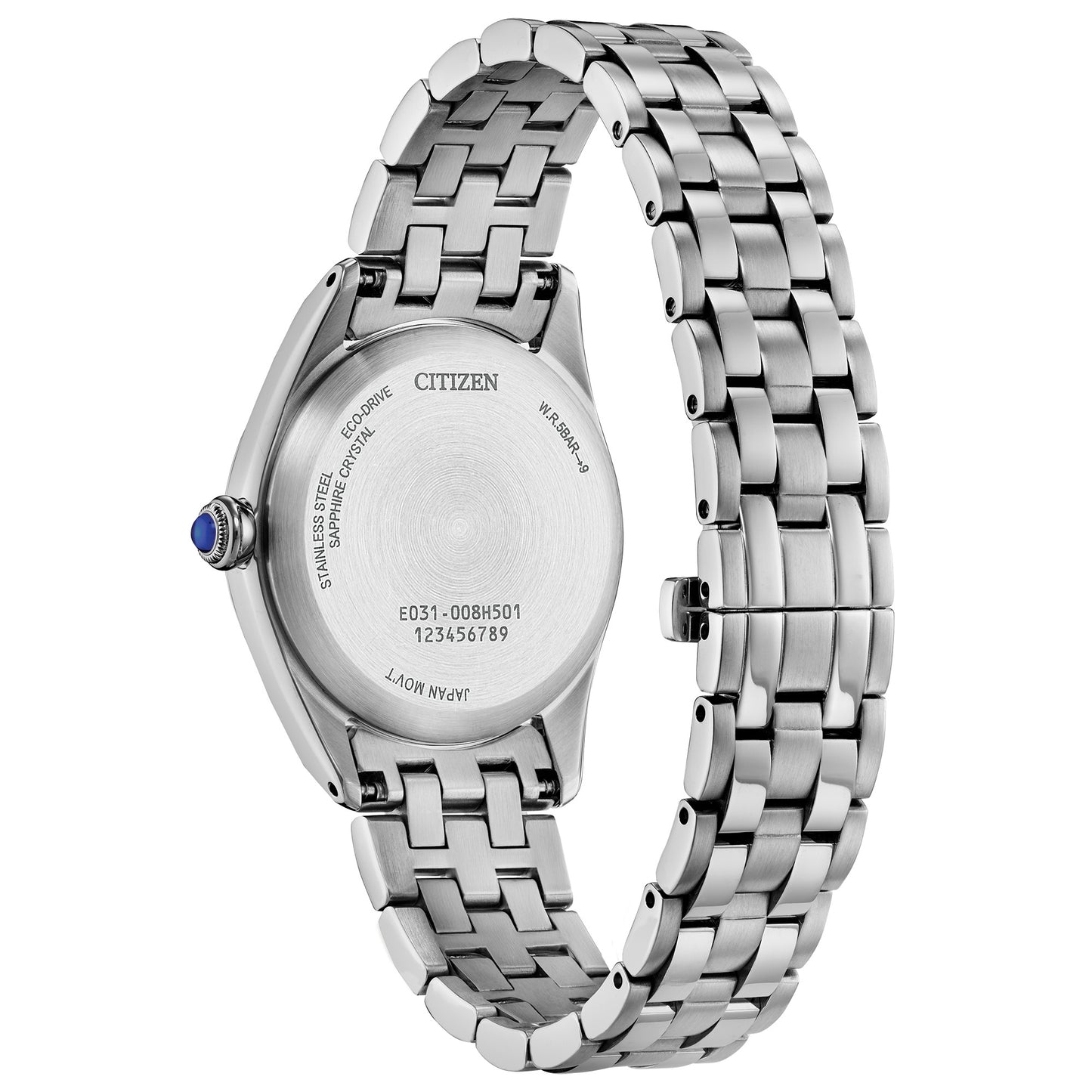 Reloj Análogo Eco-Drive Citizen L Plateado de Mujer