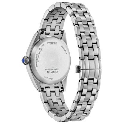 Reloj Análogo Eco-Drive Citizen L Plateado de Mujer