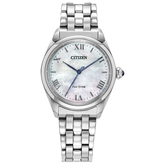 Reloj Análogo Eco-Drive Citizen L Plateado de Mujer
