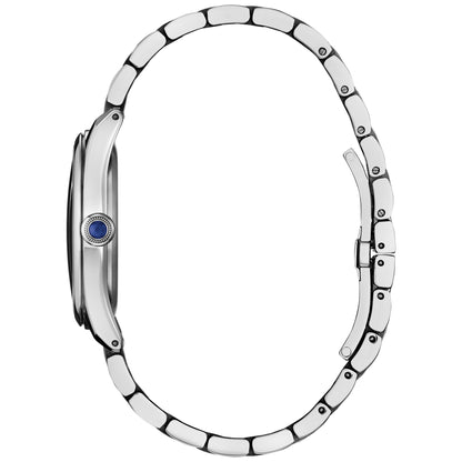 Reloj Análogo Eco-Drive Citizen L Plateado de Mujer