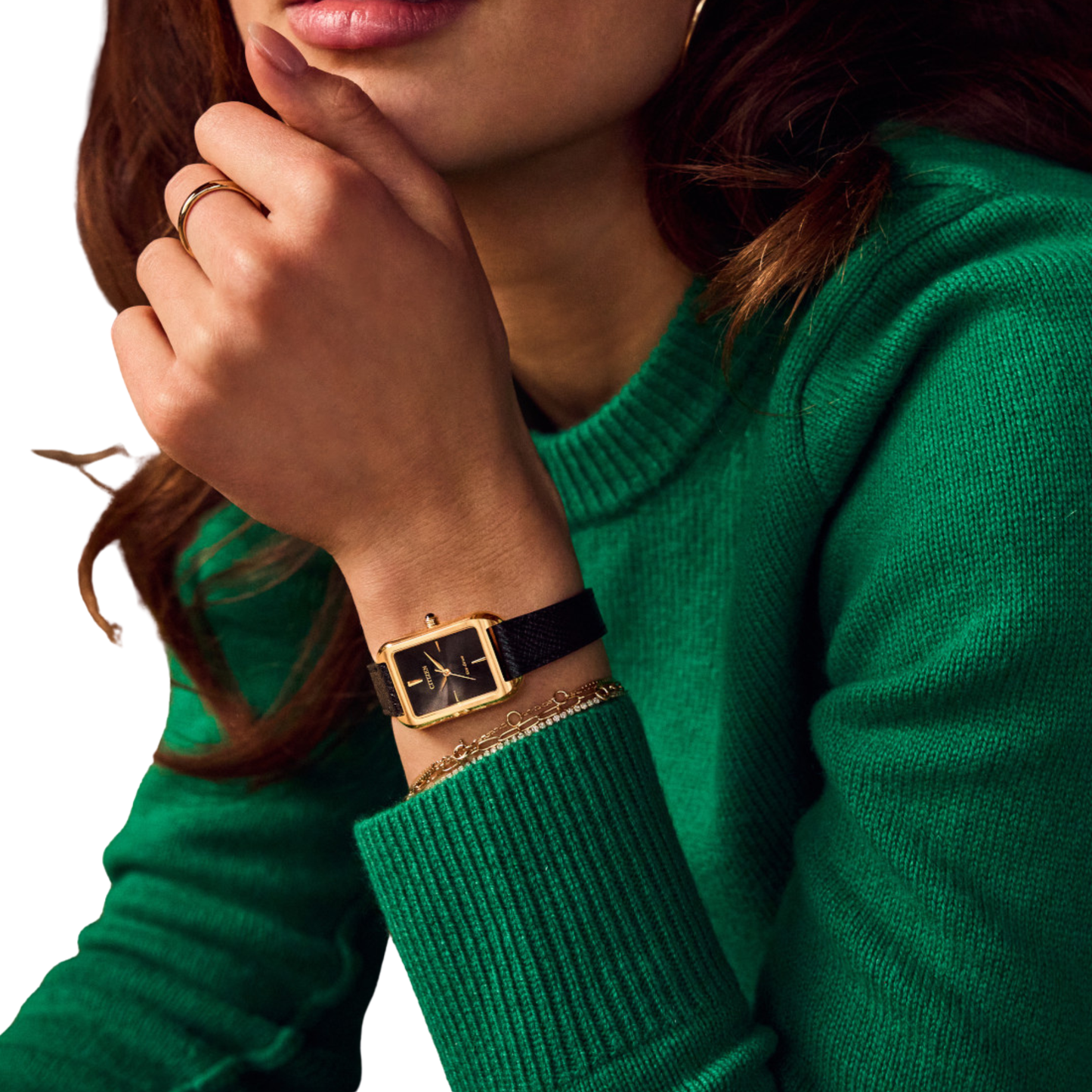 Reloj Análogo Casual Classic Eco Dorado Mujer