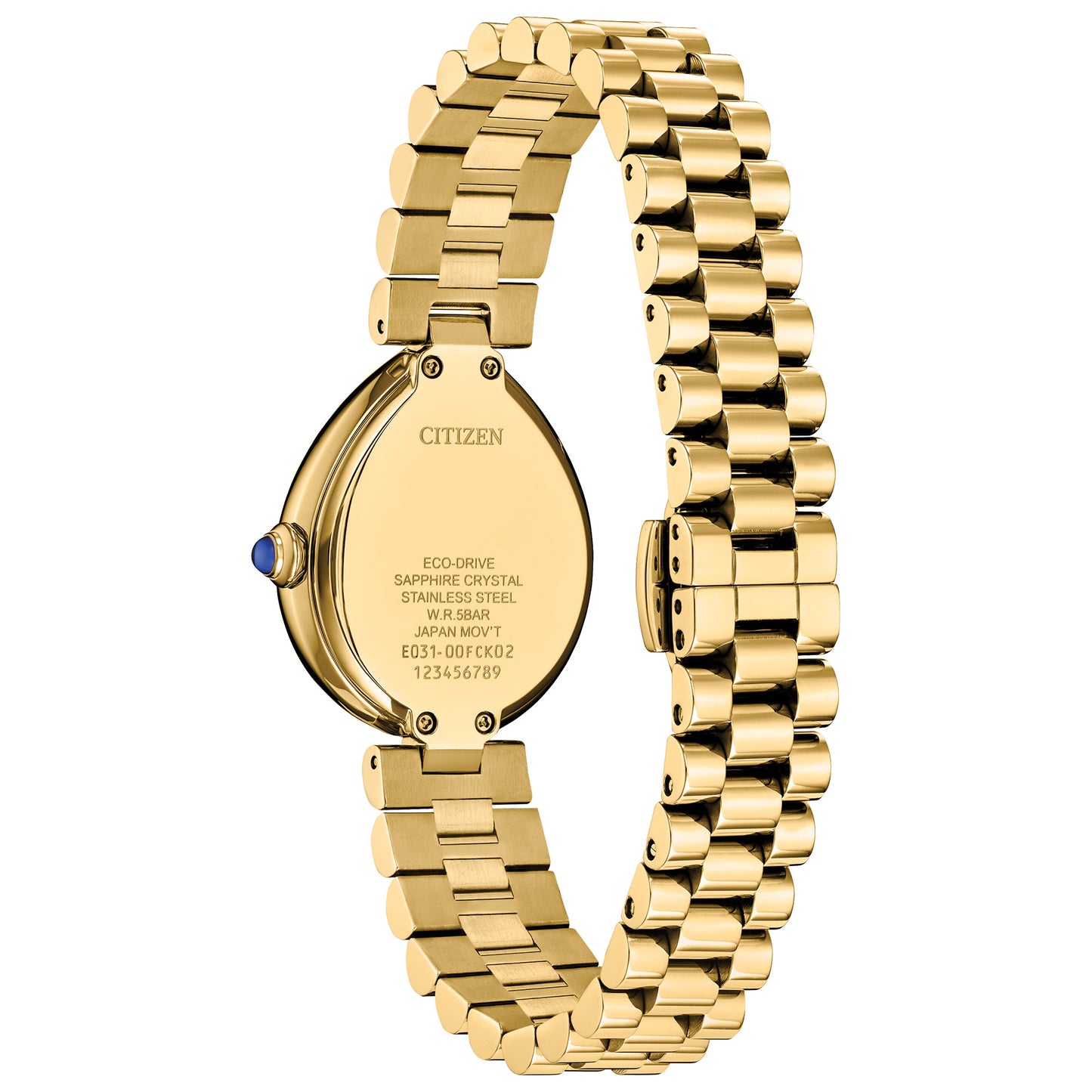 Reloj Análogo Eco-Drive L Rainell Luxury Dorado de Mujer