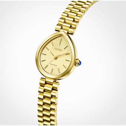 Reloj Análogo Eco-Drive L Rainell Luxury Dorado de Mujer
